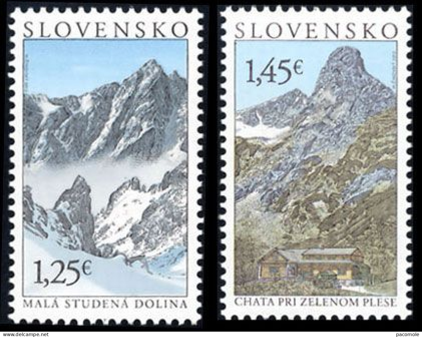 Hautes Tatras - Beautés De La Slovaquie - Unused Stamps