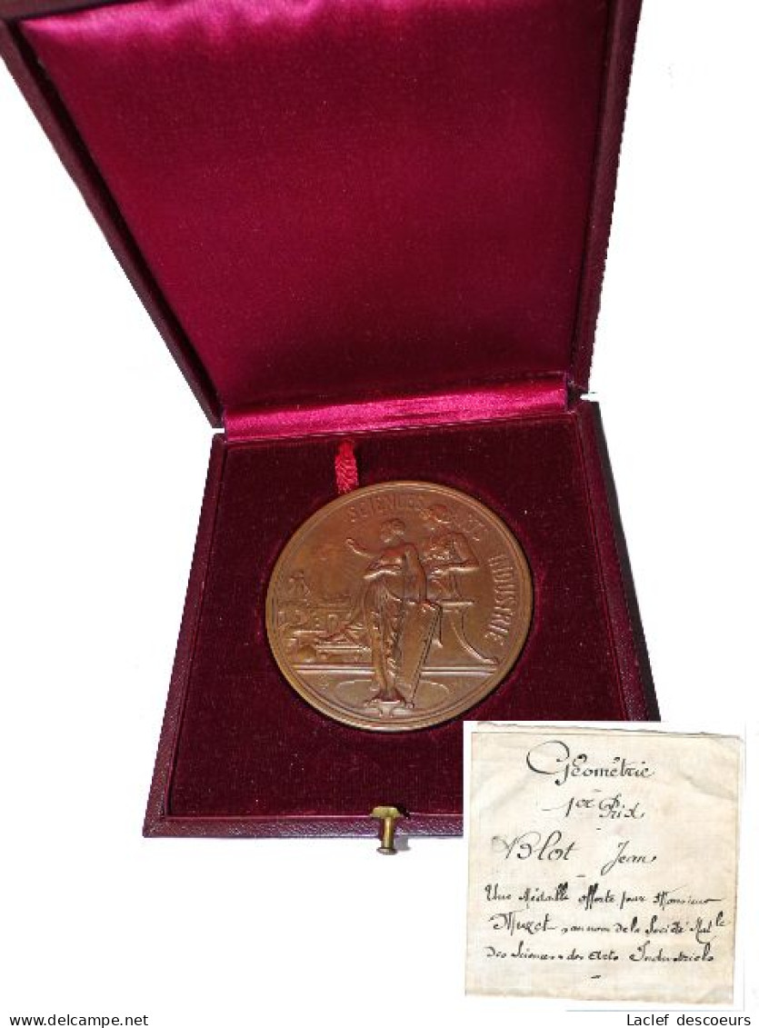 Médaille, Société Nationale Des Sciences Et Arts Industriels - Firma's