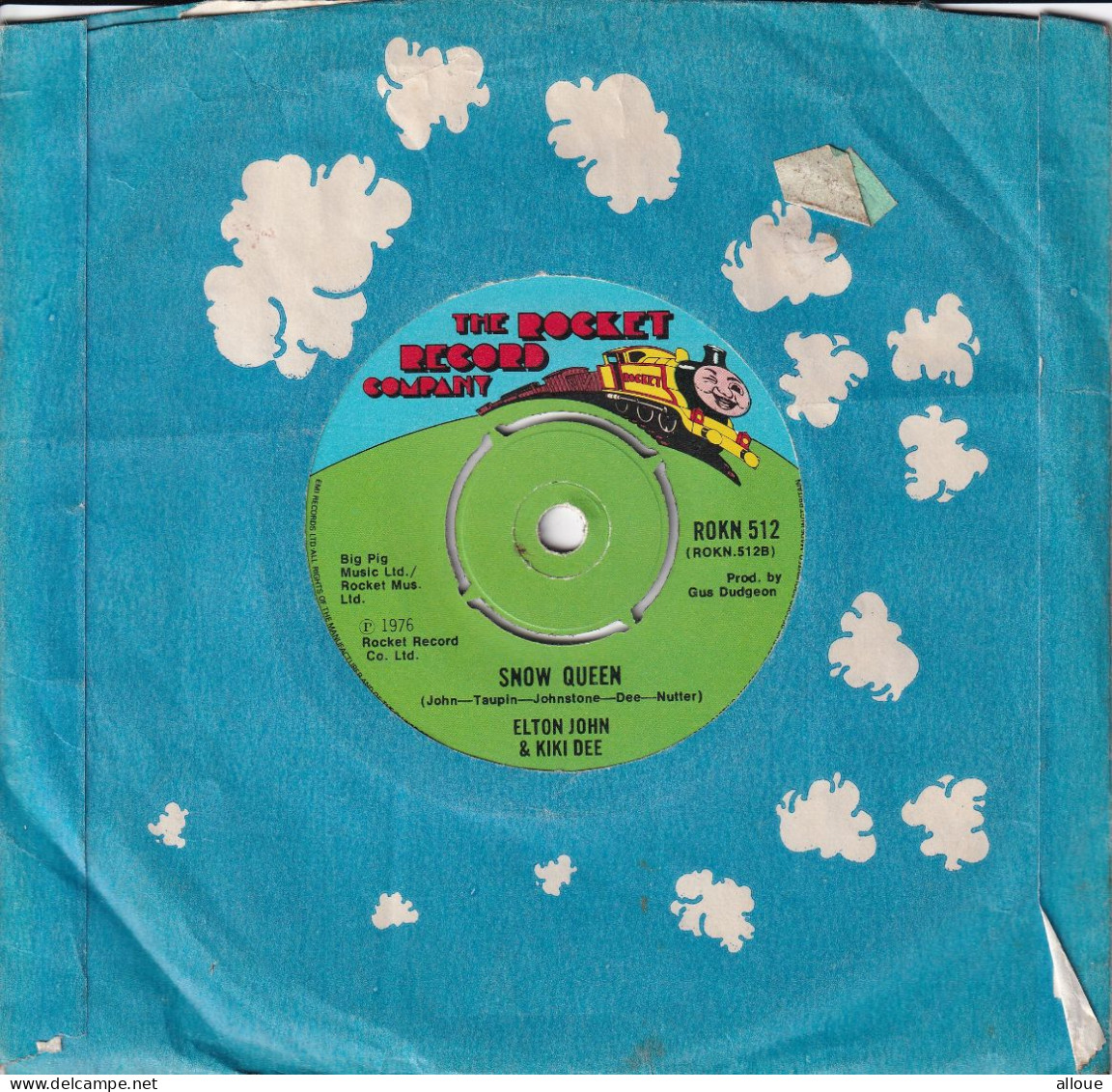 ELTON JOHN & KIKI DEE - SG UK 1976 - DON'T GO BREAKING MY HEART + 1 - Rock
