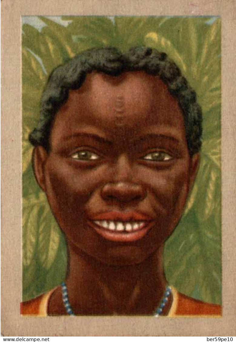 CHROMO SUPER CHOCOLAT JACQUES NOTRE CONGO N°41 FEMME BASAKATA INDIGENE DE RACE SEMI-BANTOUE - Jacques