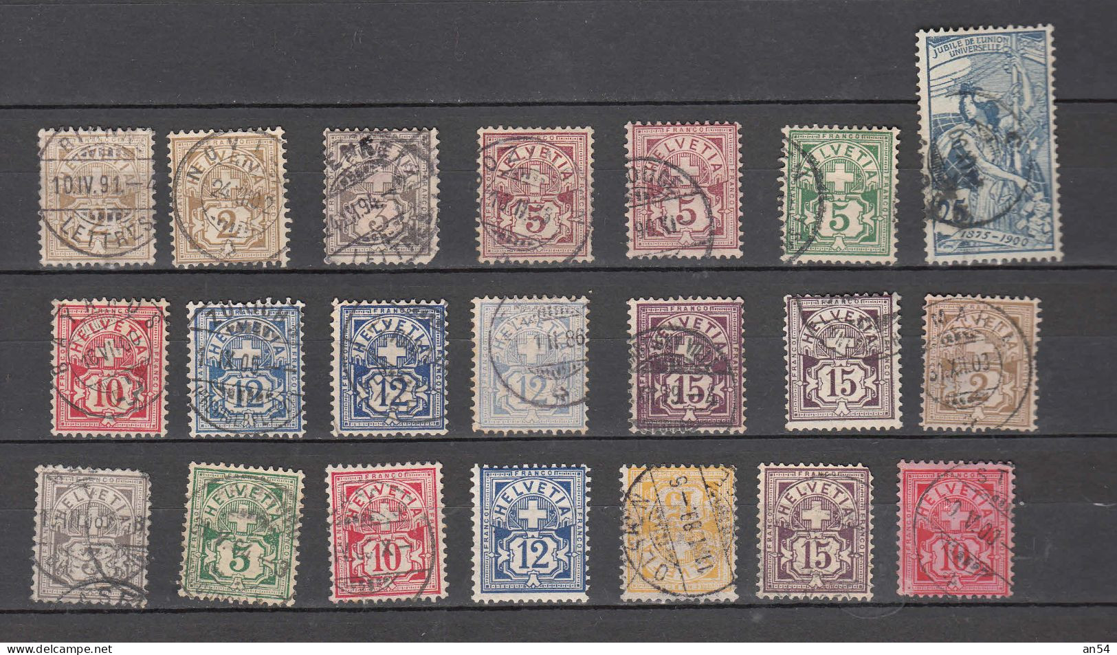 1882/1906   LOT  OBLITERES      BONNE COTE        CATALOGUE SBK - Used Stamps