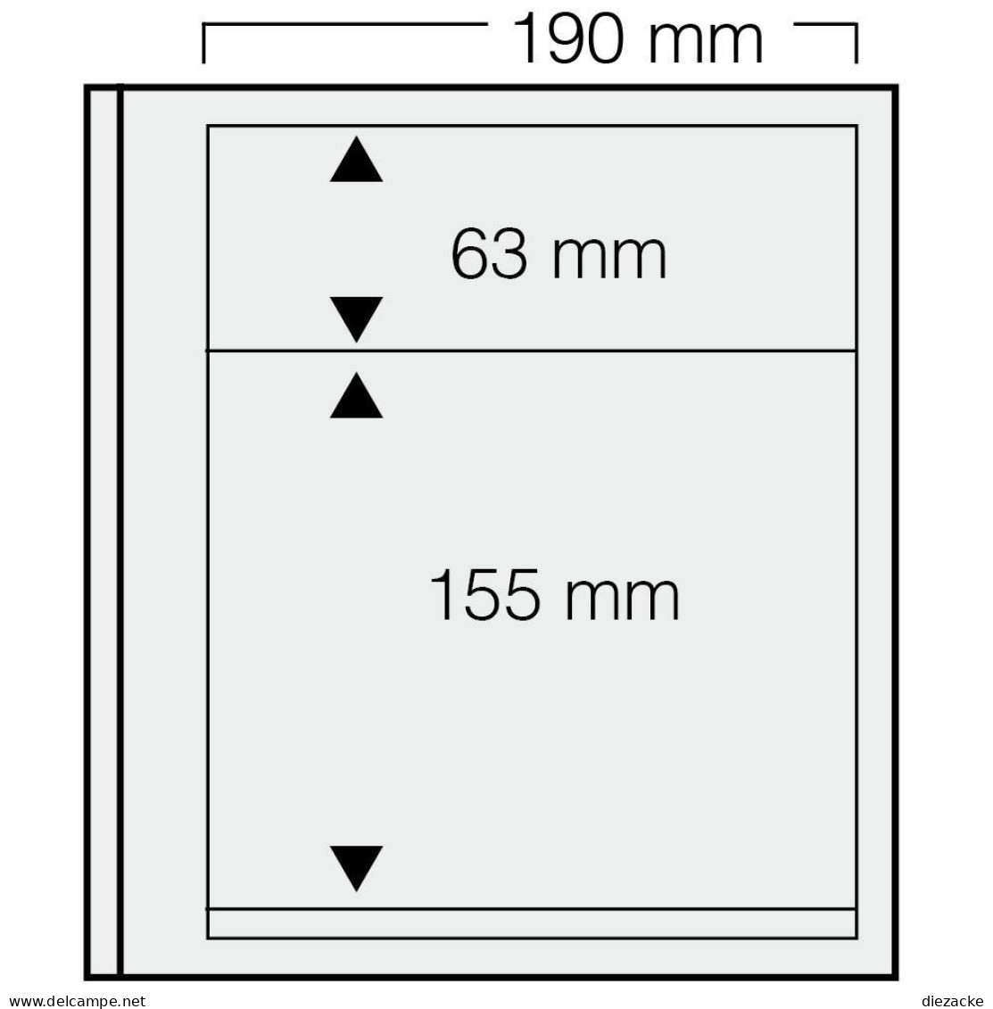 Safe Blankoblätter Dual 619 (5er Pack) Neu ( - Blank Pages