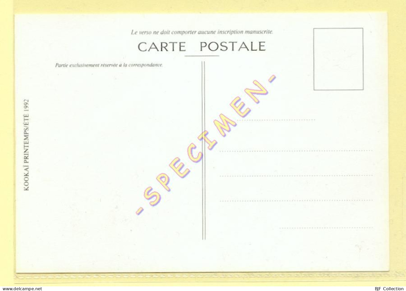 KOOKAI : Femme / Mannequin / Pin-Up / Printemps/Eté 1992 (voir Scan Et Description) - Pin-Ups