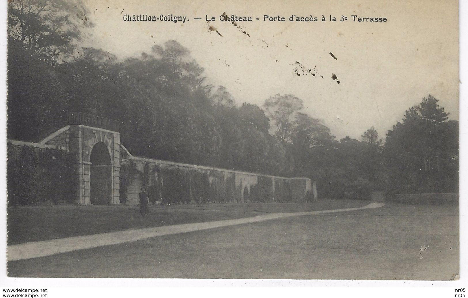 45 - CHATILLON COLIGNY    ( Loiret )   -  Le Chateau - Porte D'Acces A La 3 E Terrasse - Chatillon Coligny