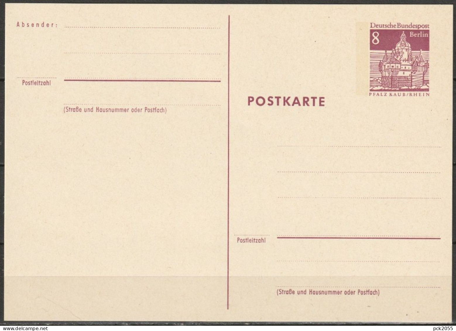 Berlin Ganzsache 1969 Mi.-Nr. P 76 Ungebraucht ( PK 63) Günstige Versandkosten - Postkaarten - Ongebruikt