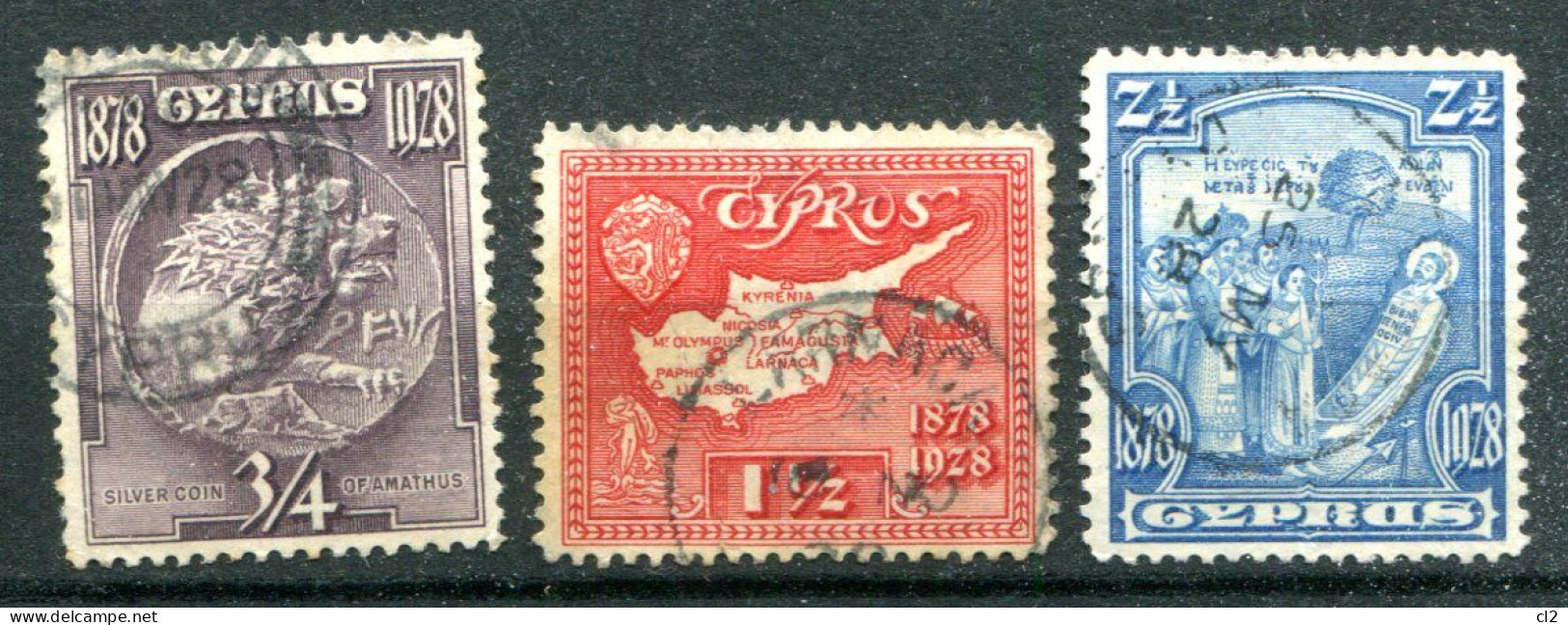 CHYPRE - Y&T 106, 108 Et 109 - 20% De La Cote - Cyprus (...-1960)