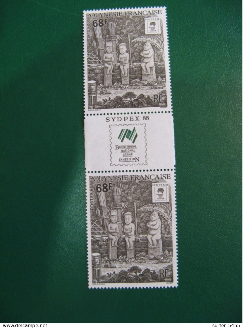 P0LYNESIE YVERT POSTE ORDINAIRE N° 310A TIMBRES NEUFS ** LUXE - MNH - SERIE COMPLETE - COTE 7,00 EUROS - Ungebraucht