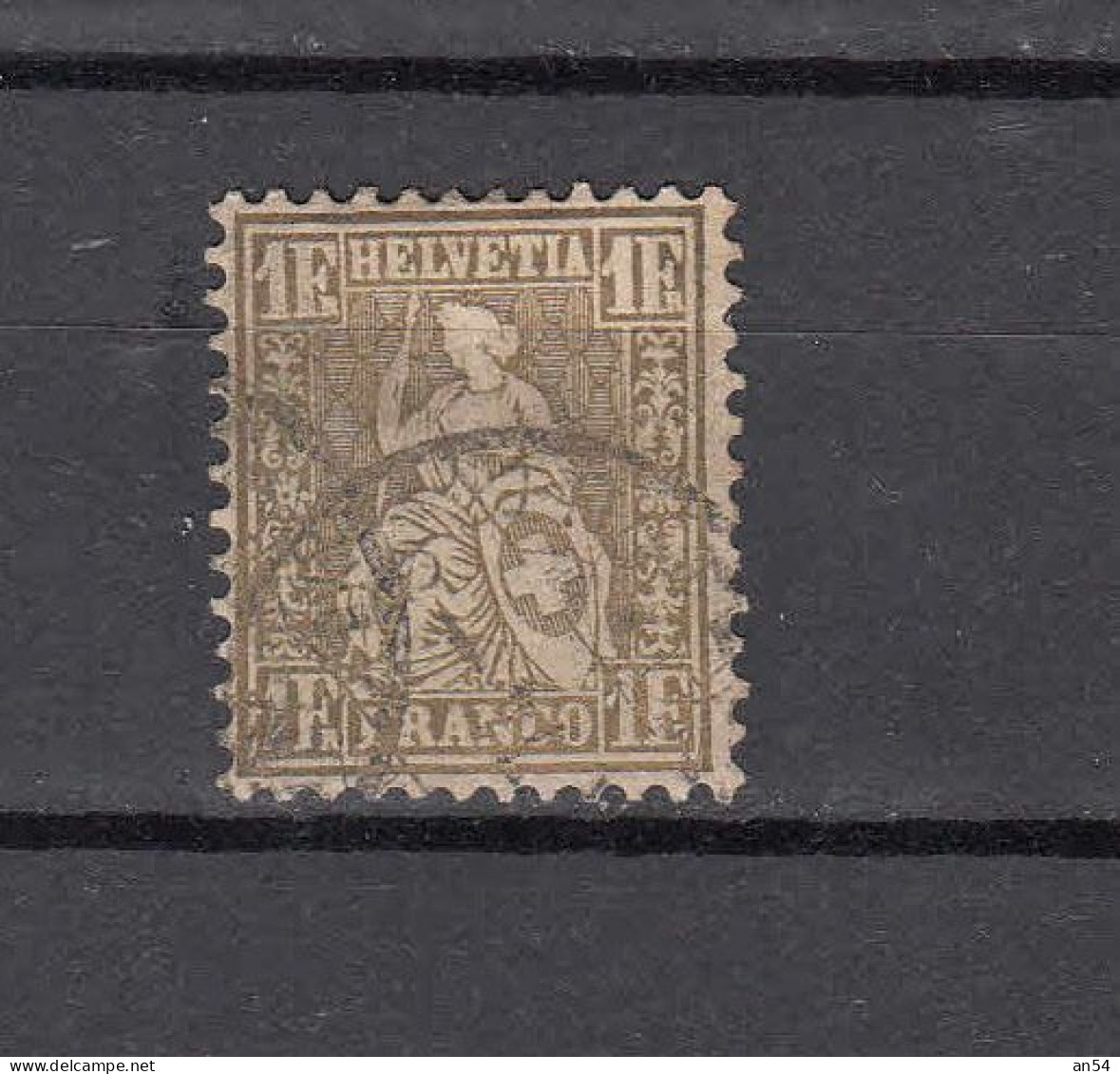 1862   N° 36        OBLITERE   COTE 170.00           CATALOGUE SBK - Used Stamps