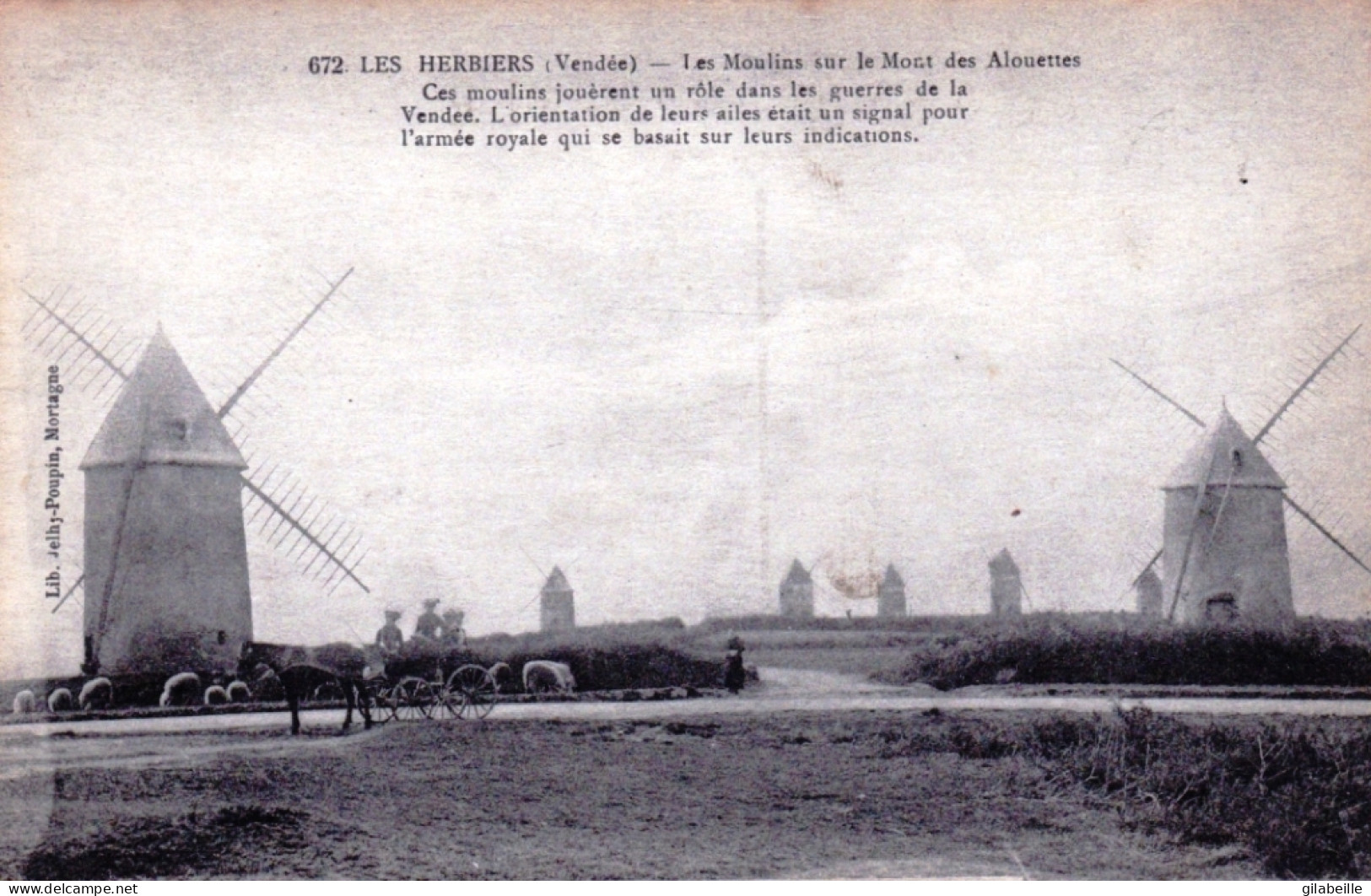 85 - Vendée - LES HERBIERS - Les Moulins Sur Le Mont Des Alouettes - Les Herbiers