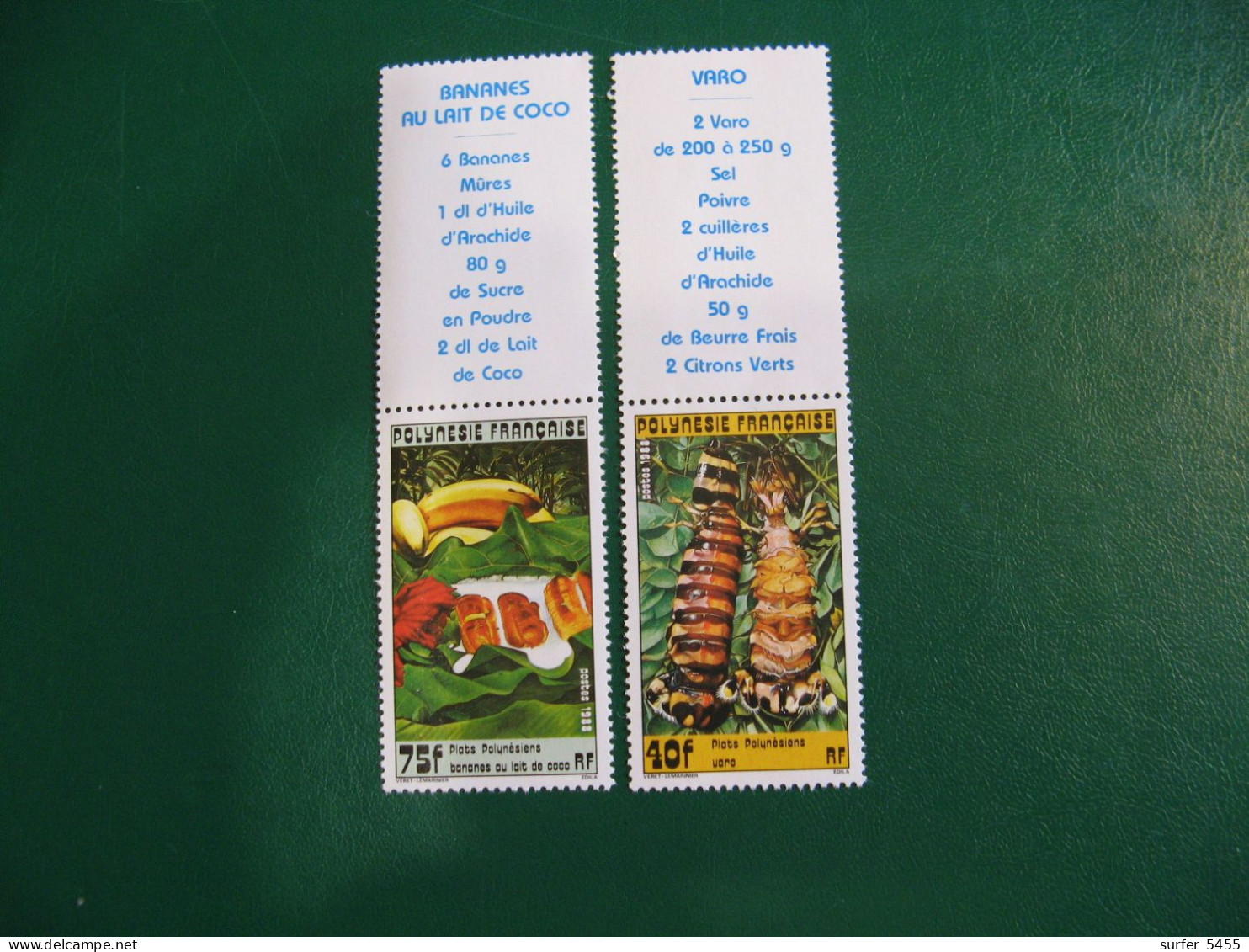 P0LYNESIE YVERT POSTE ORDINAIRE N° 295/296 TIMBRES NEUFS ** LUXE - MNH - SERIE COMPLETE - COTE 5,10 EUROS - Unused Stamps