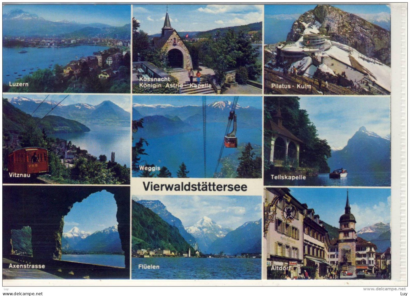 VIERWALDSTÄTTER SEE - Mehrbildkarte Mit  Vitznau, Flüelen, Altdorf, Küssnacht, Pilatus - Kulm .... - Wald