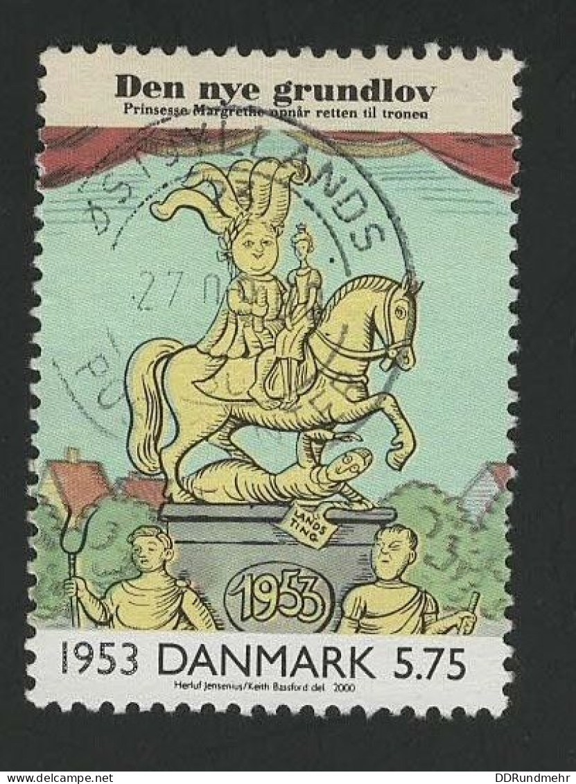 2000  20th Century  Michel DK 1256 Stamp Number DK 1178 Yvert Et Tellier DK 1259 Stanley Gibbons DK 1213 Used - Usati