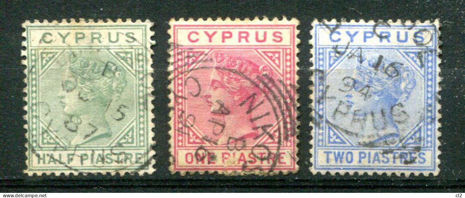 CHYPRE - Y&T 16, 18 Et 19 - 20% De La Cote - Chypre (...-1960)