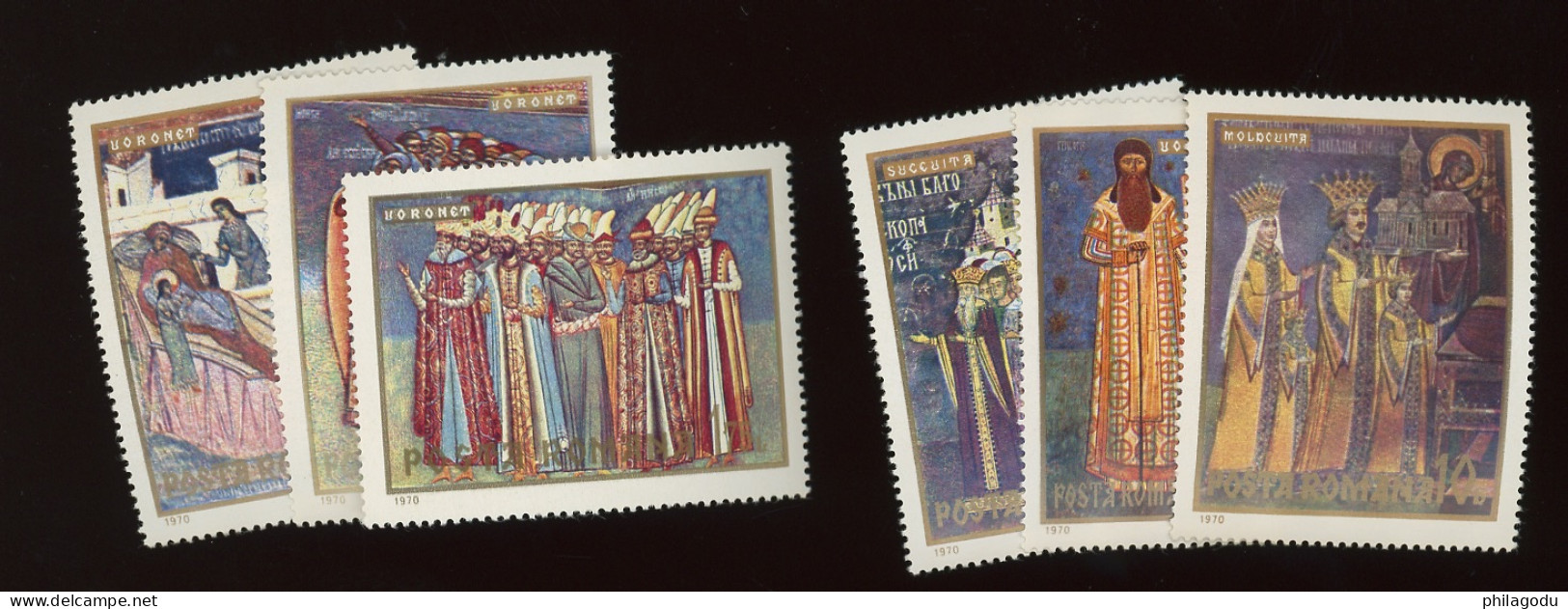 2256/2261.  Eglise ** - Unused Stamps