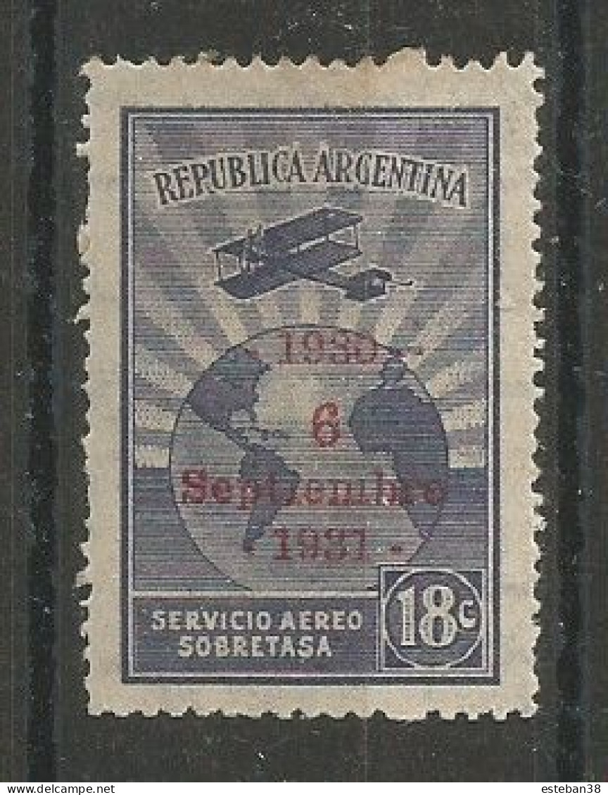 Graf Zeppelin 18c Violeta Gris - Luftpost