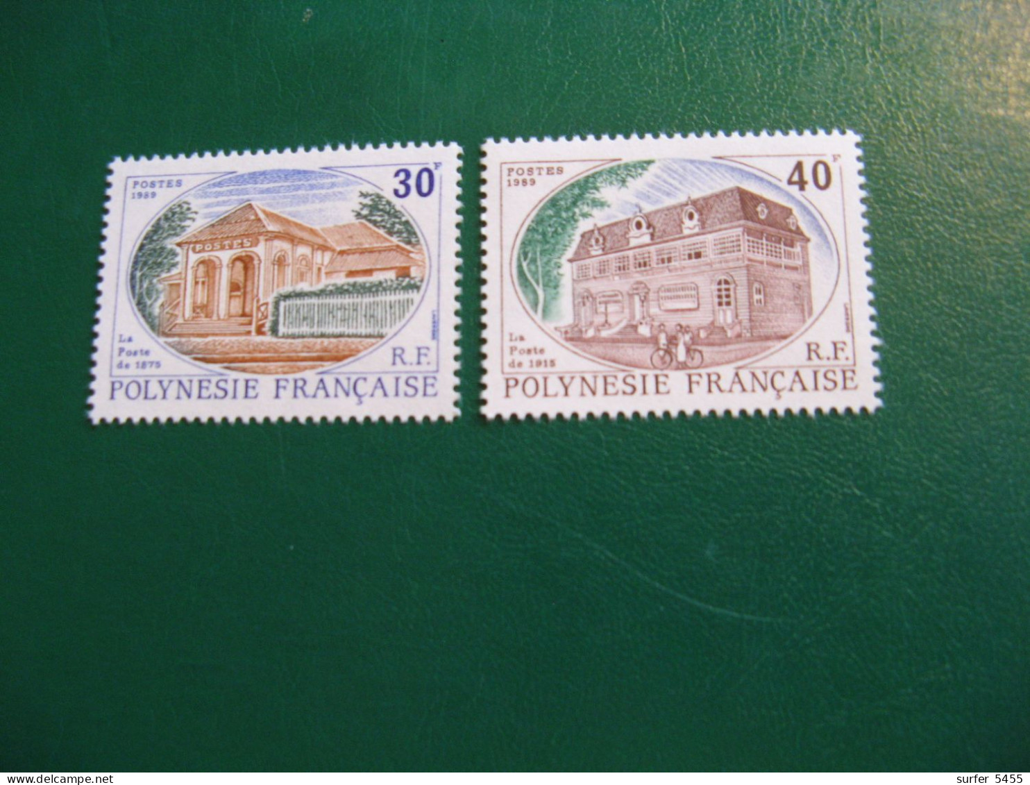 P0LYNESIE YVERT PO ORDINAIRE N° 322/323 TIMBRES NEUFS ** LUXE - MNH - SERIE COMPLETE- COTE 2,35 EUROS - Neufs