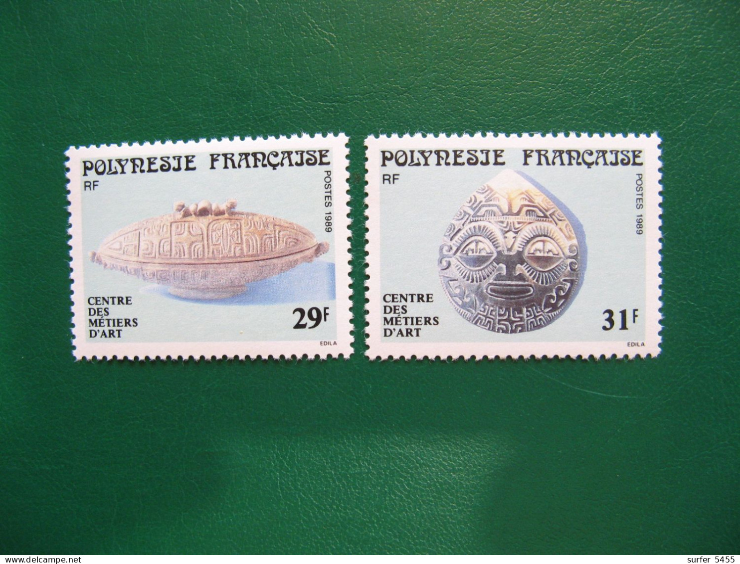 P0LYNESIE YVERT PO ORDINAIRE N° 324/325 TIMBRES NEUFS ** LUXE - MNH - SERIE COMPLETE- COTE 2,10 EUROS - Ungebraucht