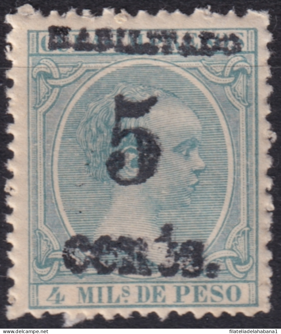 1899-723 CUBA US OCCUPATION 1899 PUERTO PRINCIPE 5ª ISSUE 5c S. 1mls FORGERY.  - Nuovi