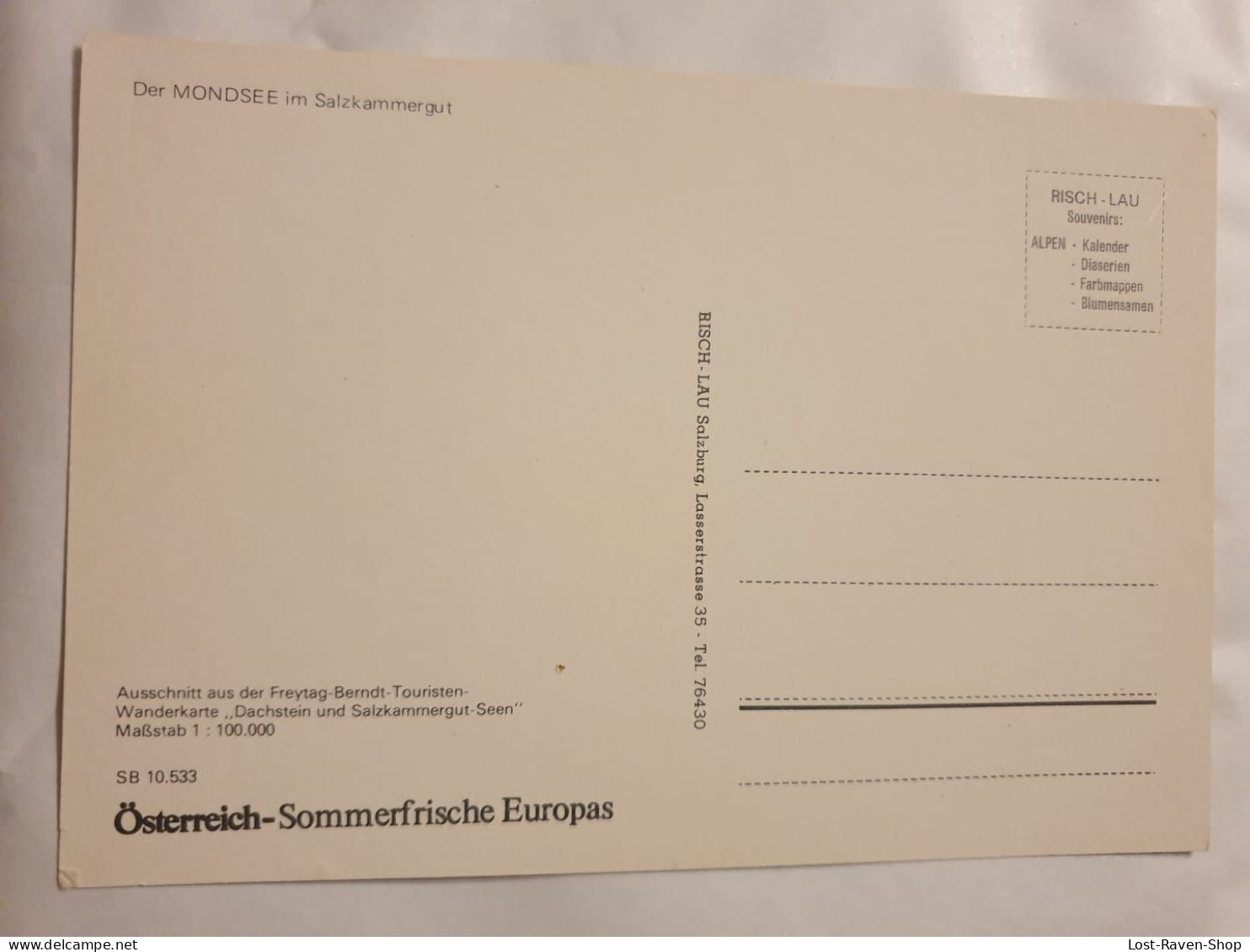 Der Mondsee Im Salzkammergut - Maps