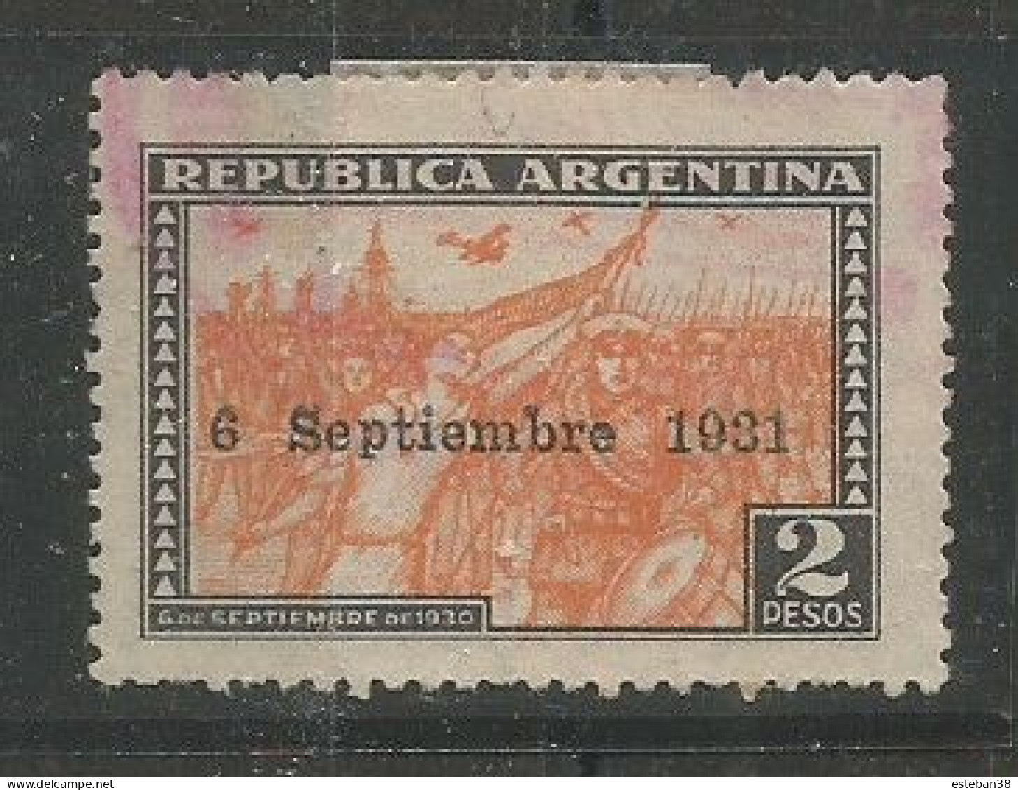 Revolucion $2 Negro Y Naranja - Usados