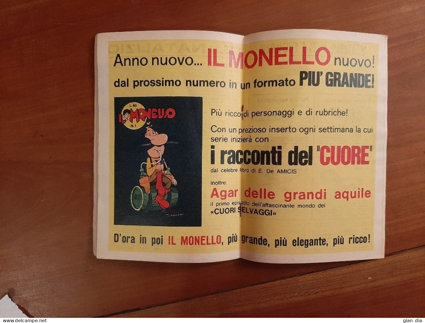 IL MONELLO Ed.Universo. Mancolista annate 1959-1969.RARI. NON ACQUISTARE DIRETTAMENTE