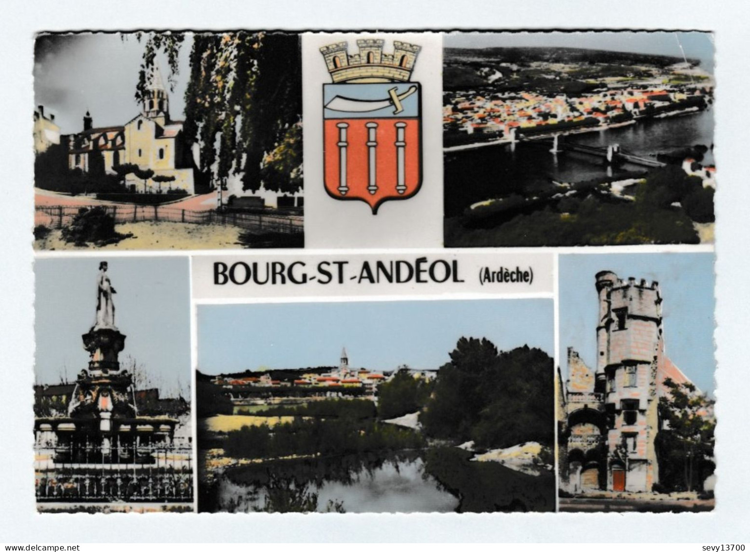 3 Cartes Postales Bourg Saint Andéol Ardèche Multivues - Bourg-Saint-Andéol