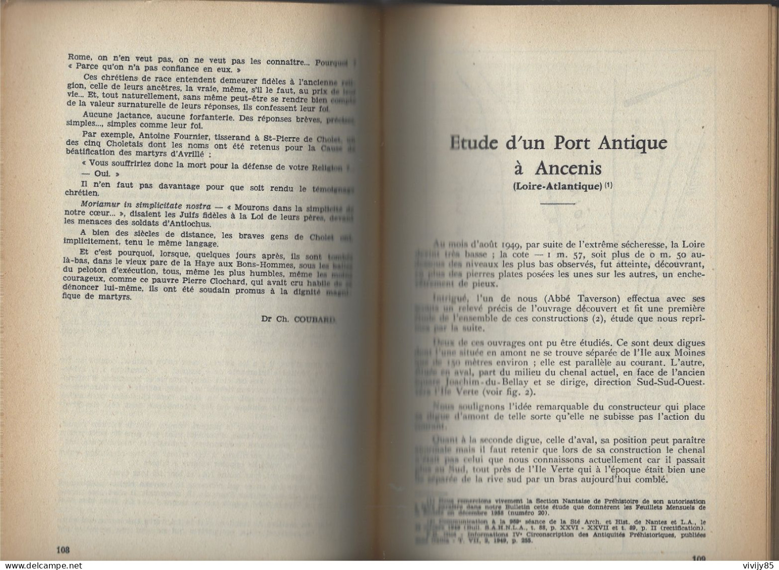 49 - CHOLET Et Sa Région " Livre Société Sciences/lettres /Beaux Arts ( 48 Pages Sur Notre Dame ) - Pays De Loire