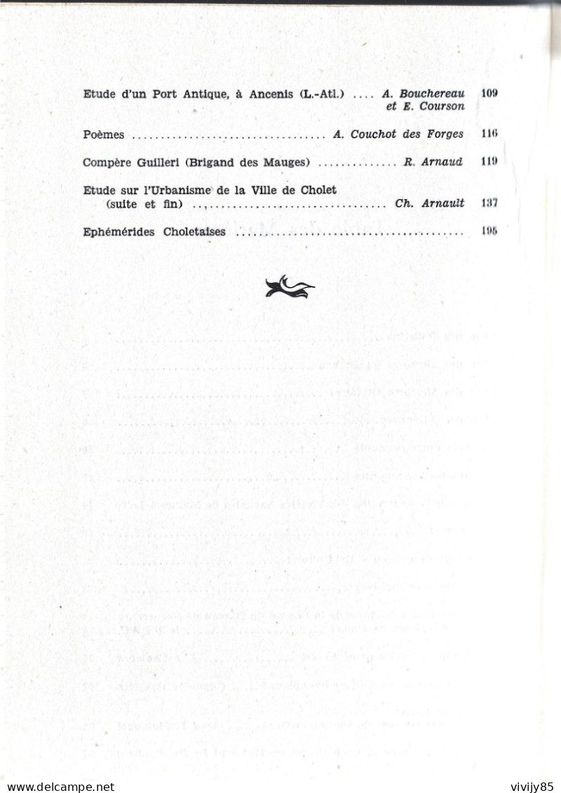 49 - CHOLET Et Sa Région " Livre Société Sciences/lettres /Beaux Arts ( 48 Pages Sur Notre Dame ) - Pays De Loire