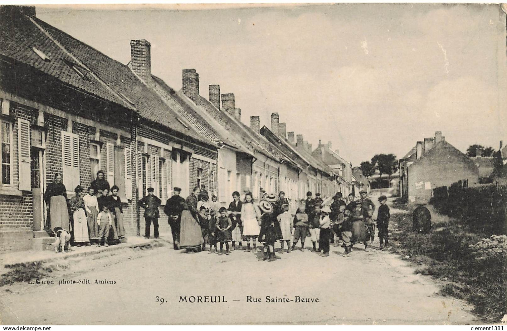 Moreuil Rue Sainte Beuve Edition Caron - Moreuil