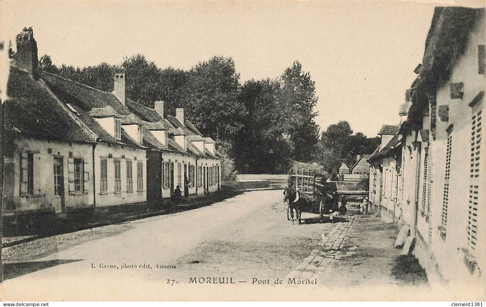 Moreuil Pont De Morisel Edition Caron - Moreuil