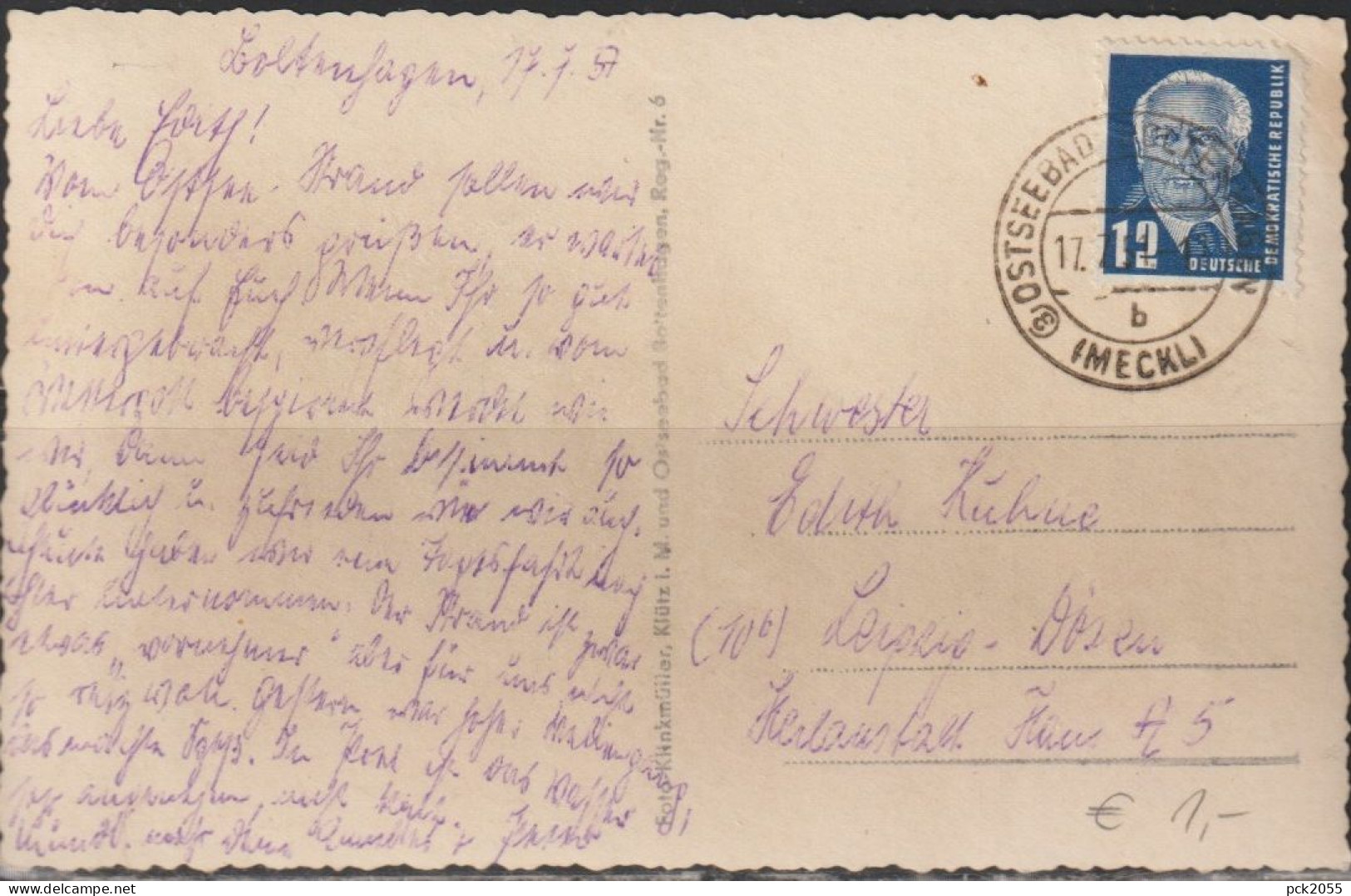 Boltenhagen  - Gelaufen 1957 ( AK 3220) Günstige Versandkosten - Boltenhagen