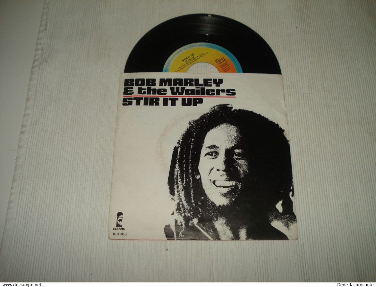 B14 /  Bob Marley & The Wailers – Stir It Up - SP -  100 308 - Neth  1979  EX/EX - Reggae
