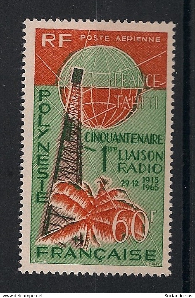 POLYNESIE - 1966 - Poste Aérienne PA N°YT. 16 - Liaison Radio - Neuf Luxe** / MNH / Postfrisch - Ungebraucht