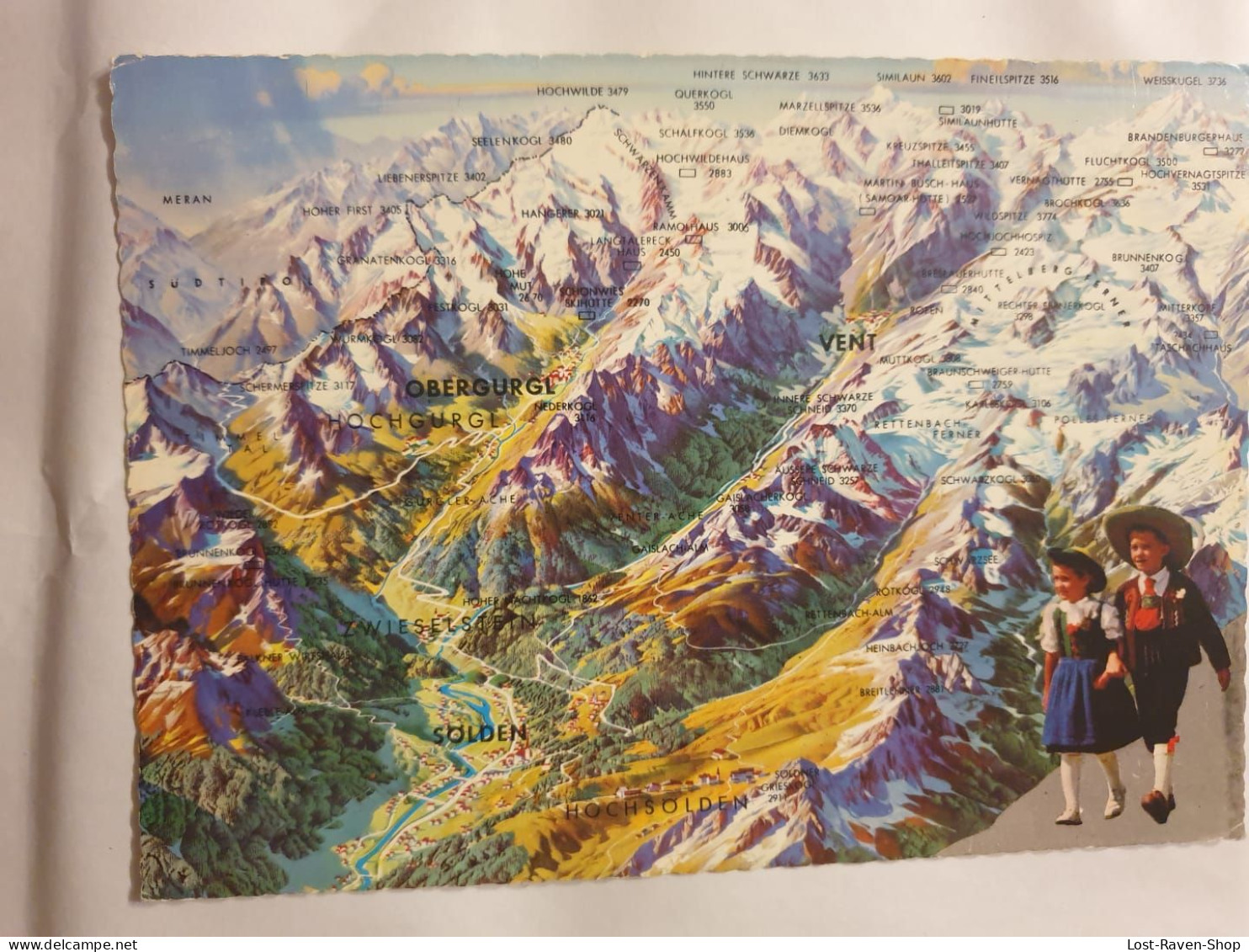 Panorama Vom Inner Ötztal - Maps