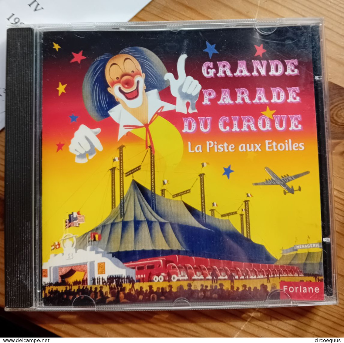Cirque Circus Zirkus Circo Music Cd Piste Aux étoiles - Sonstige & Ohne Zuordnung