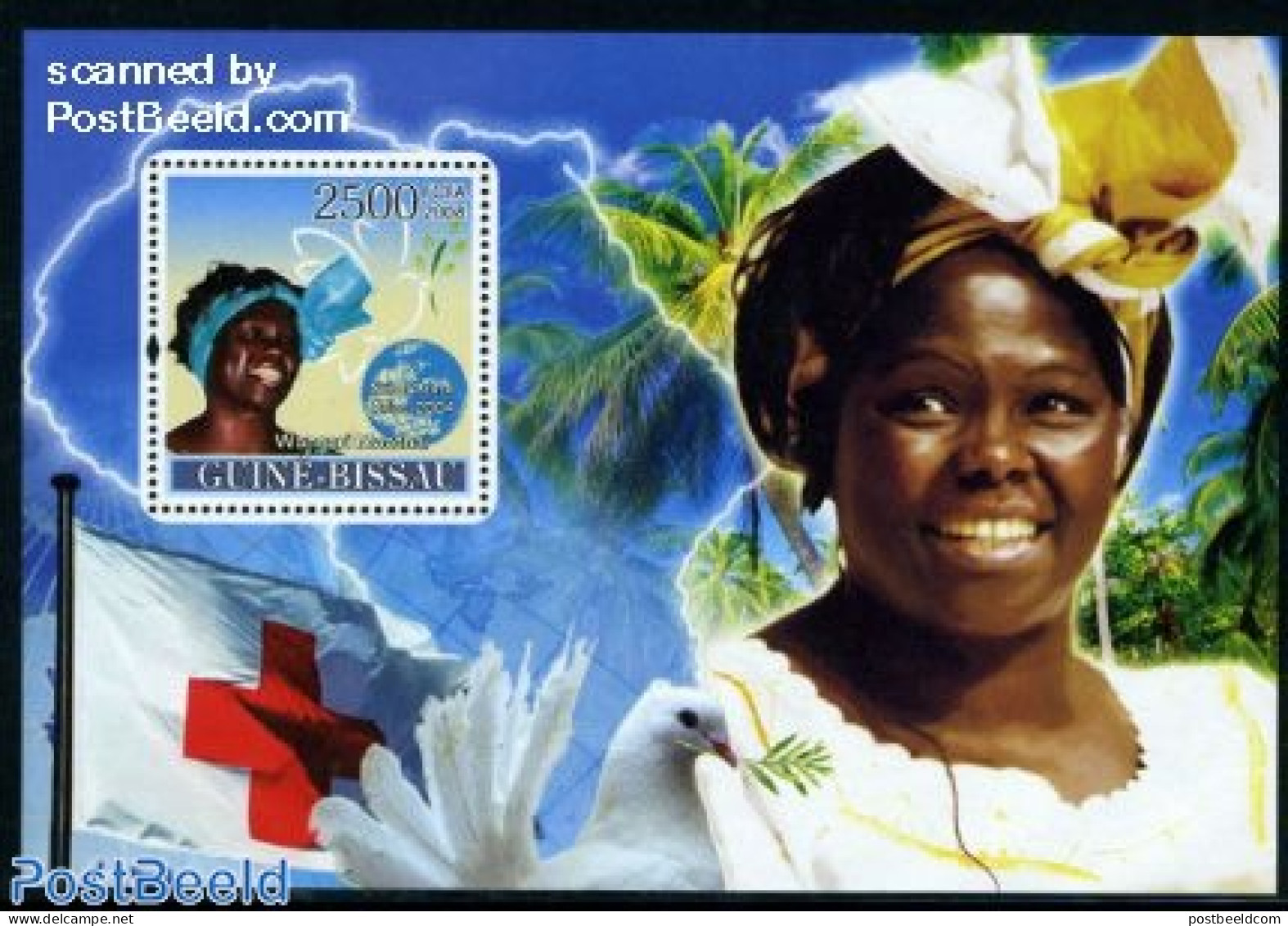 Guinea Bissau 2008 Nobel Prize For Peace S/s, Mint NH, History - Nobel Prize Winners - Nobel Prize Laureates