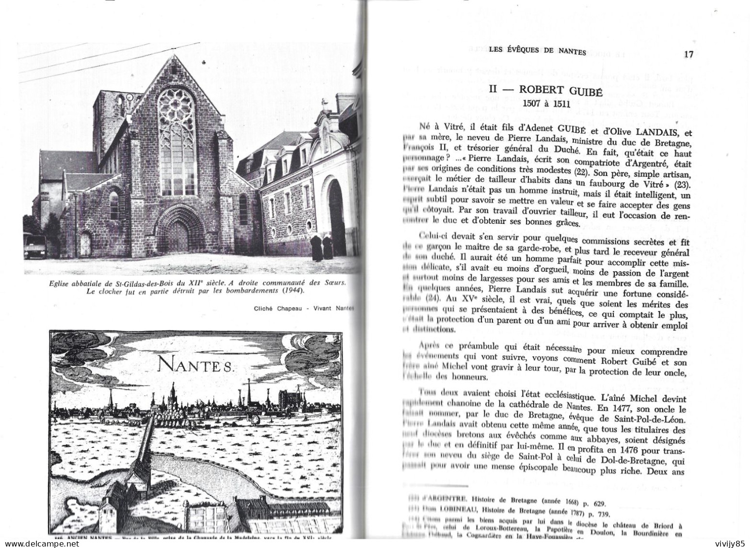 44 - NANTES - Livre " Le Diocèse Au XVI è Siècle 1500-1600 " - 1976 - Pays De Loire