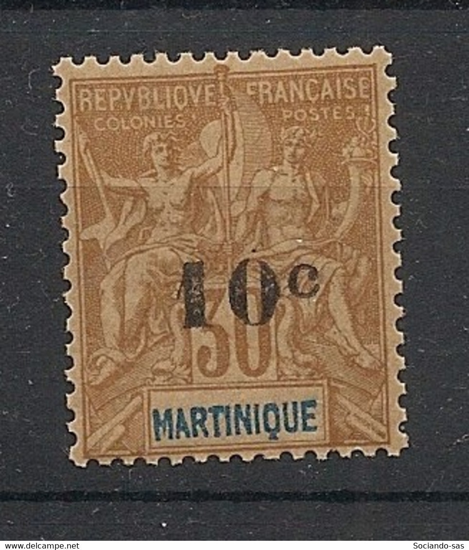 MARTINIQUE - 1904 - N°YT. 52 - Type Groupe 10c Sur 30c Brun - Neuf Luxe ** / MNH / Postfrisch - Neufs