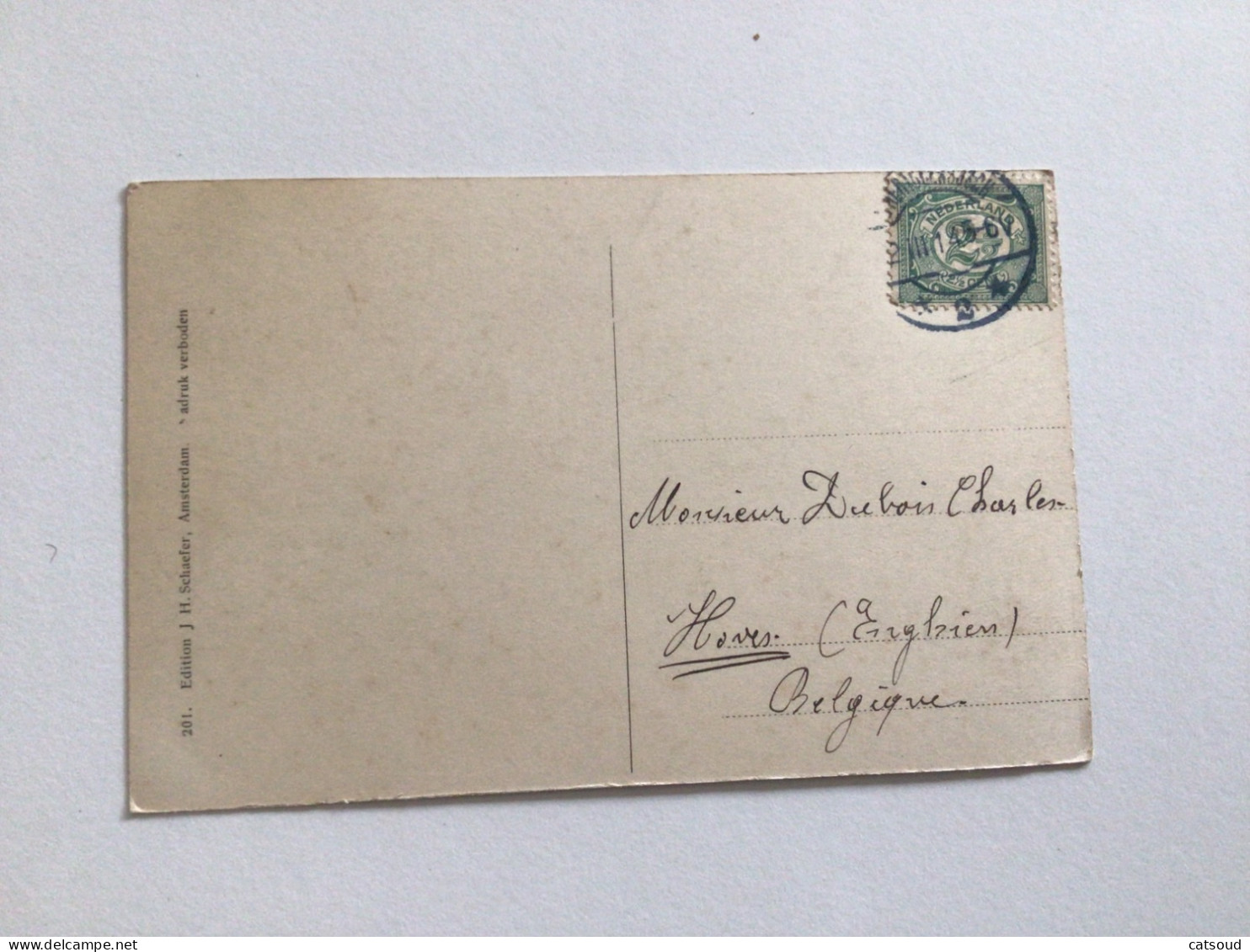 Carte Postale Ancienne (1945) ‘s Hertogenbosch Fontein Nabij’t Station - 's-Hertogenbosch