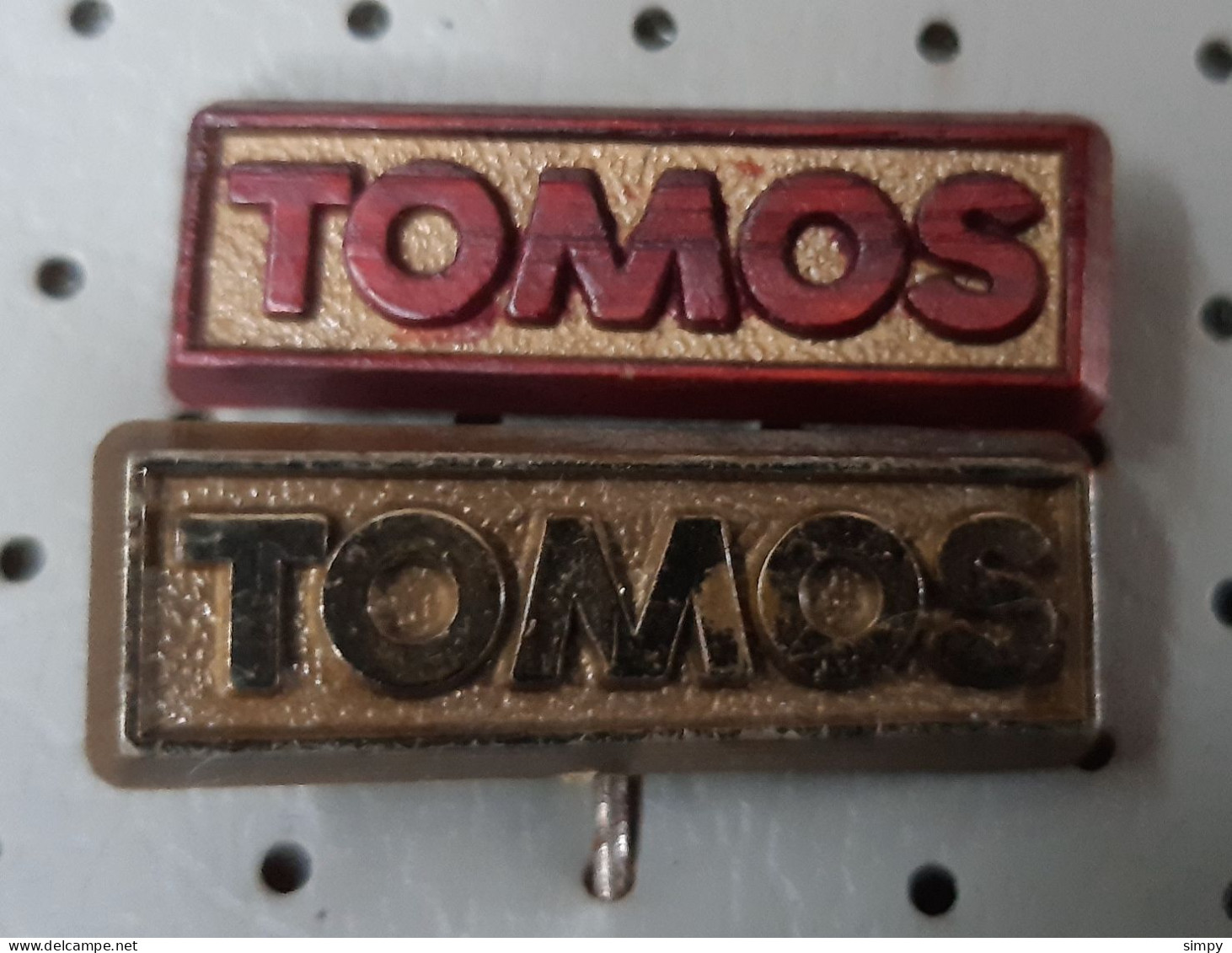 TOMOS Koper  Motorbike Motorcycle Scooter Slovenia Ex Yugoslavia Plastic Pins - Motorräder