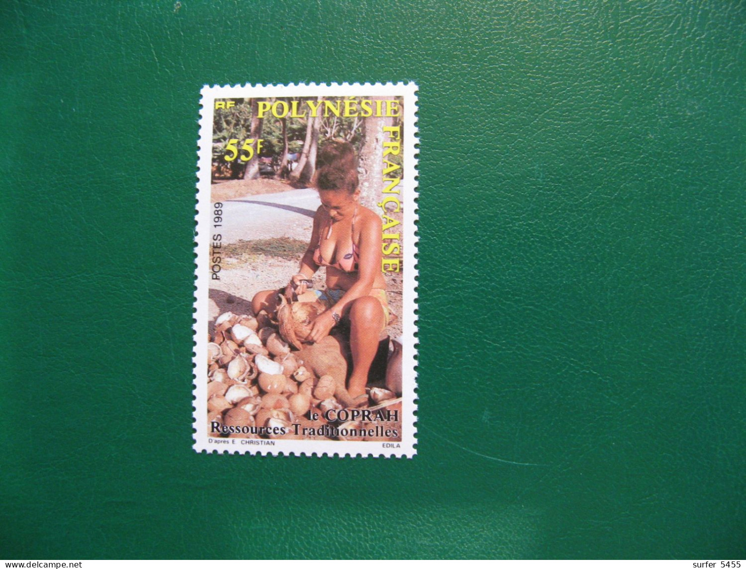 P0LYNESIE YVERT POSTE ORDINAIRE N° 326 TIMBRE NEUF ** LUXE DEPAREILLE - MNH -  COTE 64,50 EUROS - Neufs