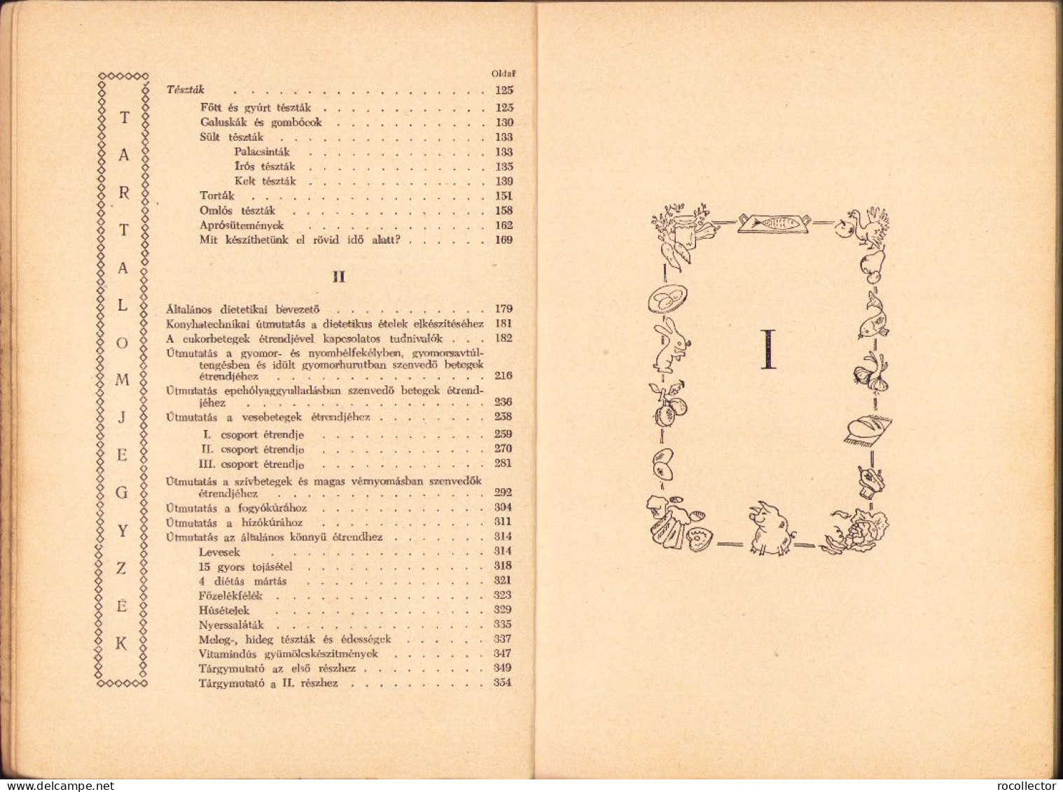 1006 ételrecept Egészségeseknek és Betegeknek Irta Smuk Irén 1960 627SP - Libri Vecchi E Da Collezione