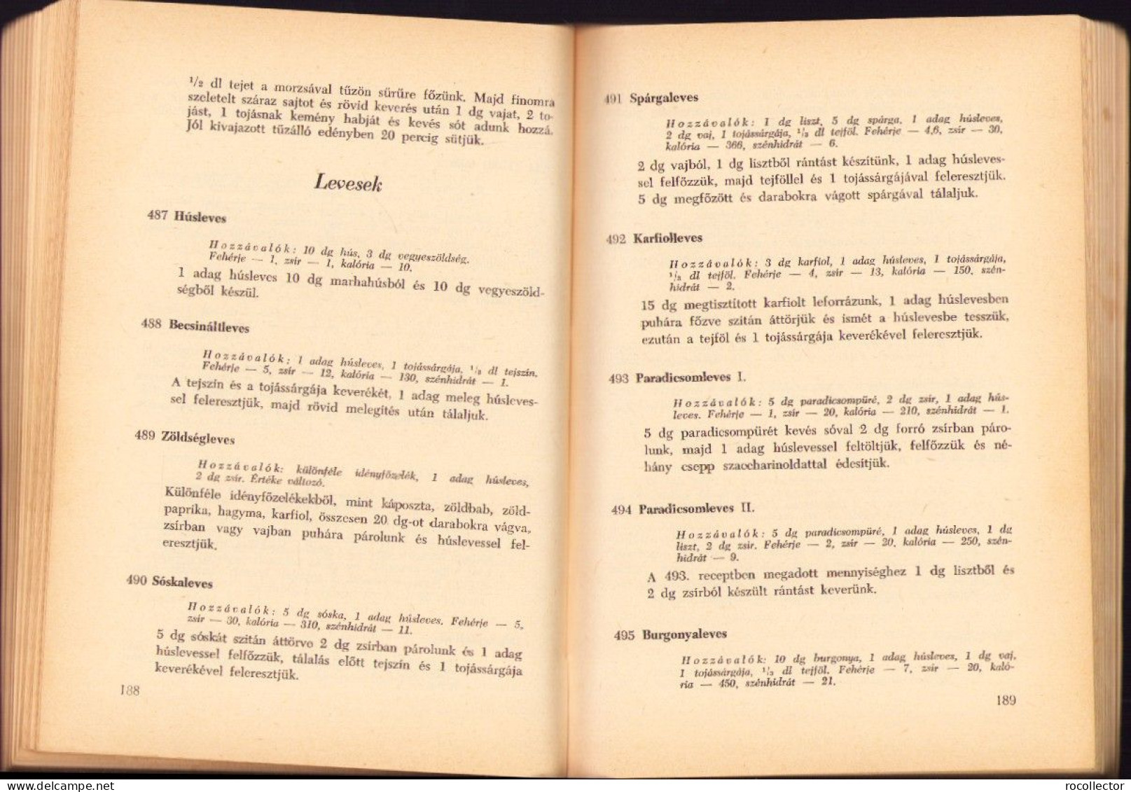 1006 ételrecept Egészségeseknek és Betegeknek Irta Smuk Irén 1960 627SP - Old Books