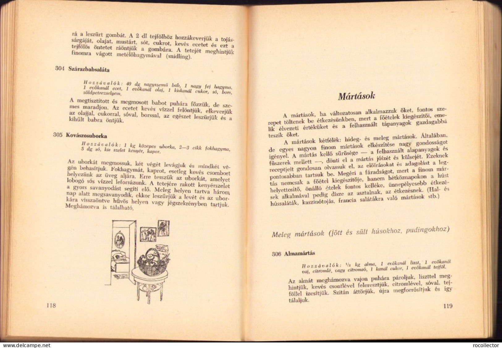 1006 ételrecept egészségeseknek és betegeknek irta Smuk Irén 1960 627SP