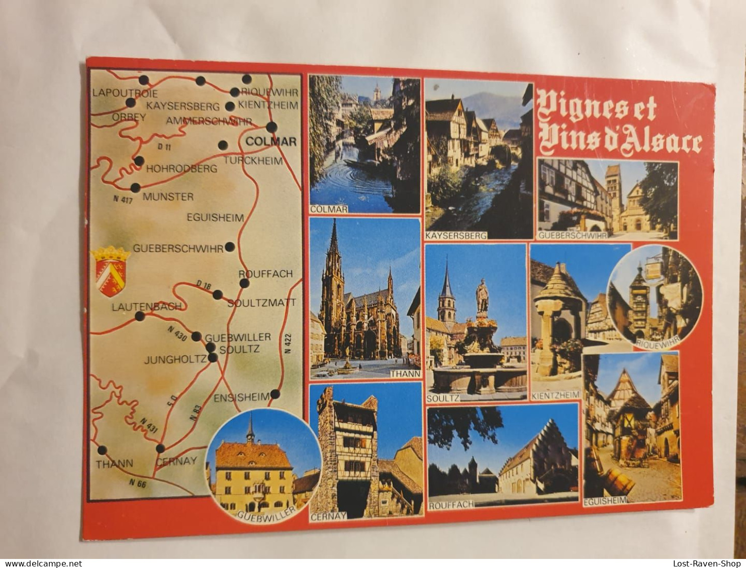 Vignes Et Vins D'Alsace - Maps