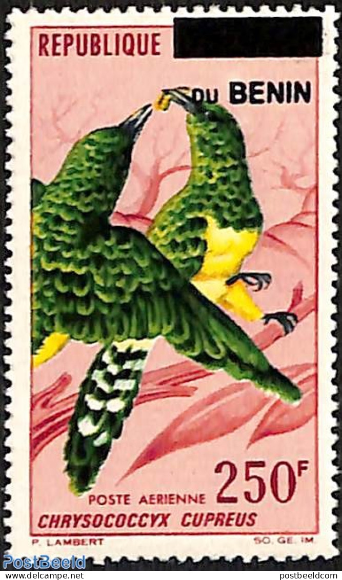 Barbuda 2007 Emerald Cuckoo, Overprint, Mint NH, Nature - Various - Birds - Errors, Misprints, Plate Flaws - Erreurs Sur Timbres