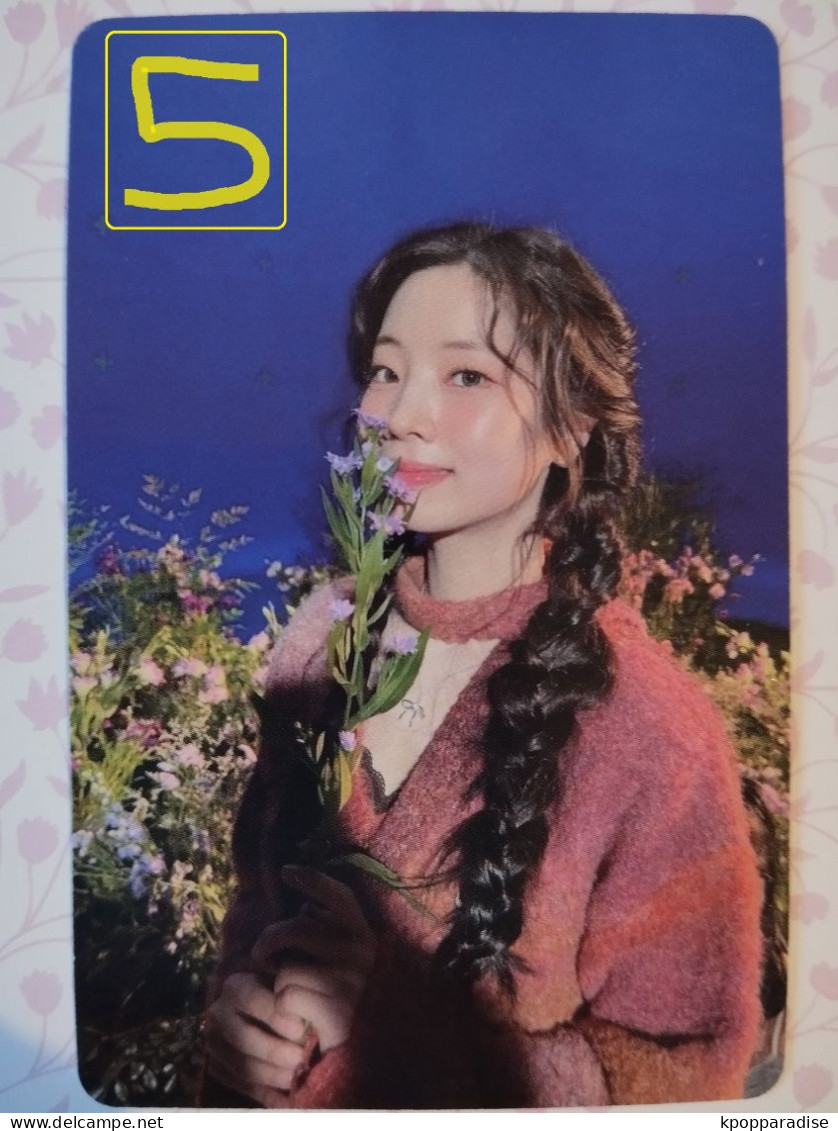 Photocard K POP Au Choix  TWICE I Got You Dahyun - Varia