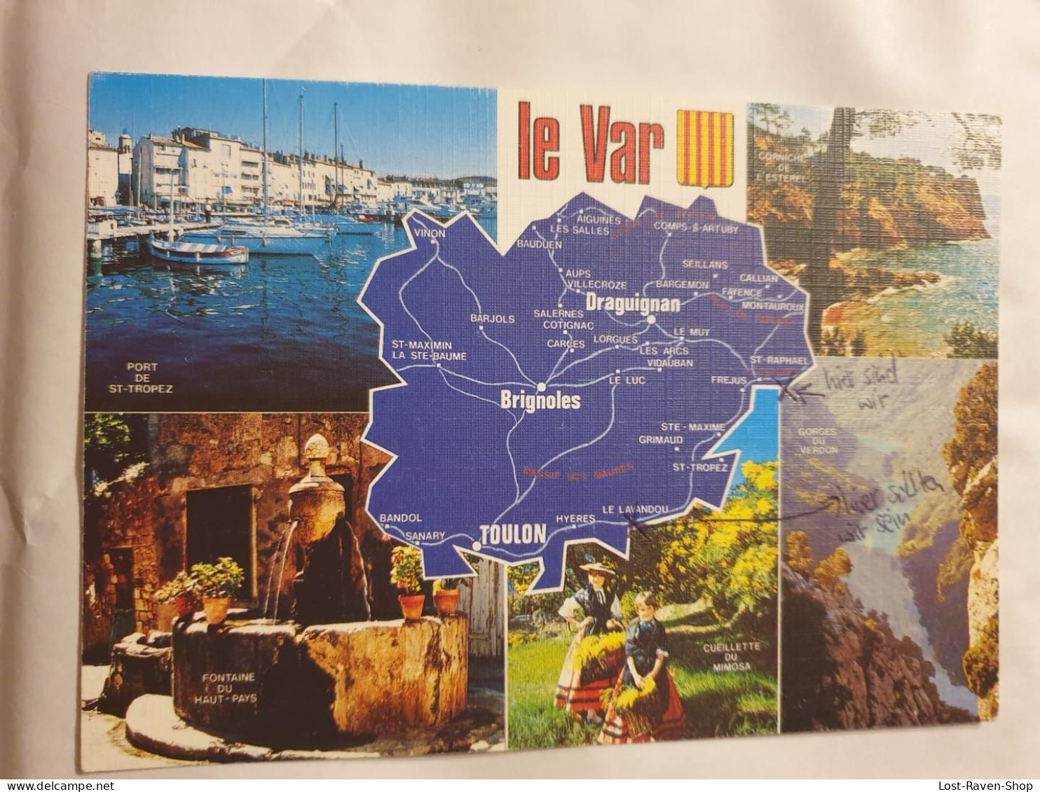 Les Departements Francais - Le Var - Maps