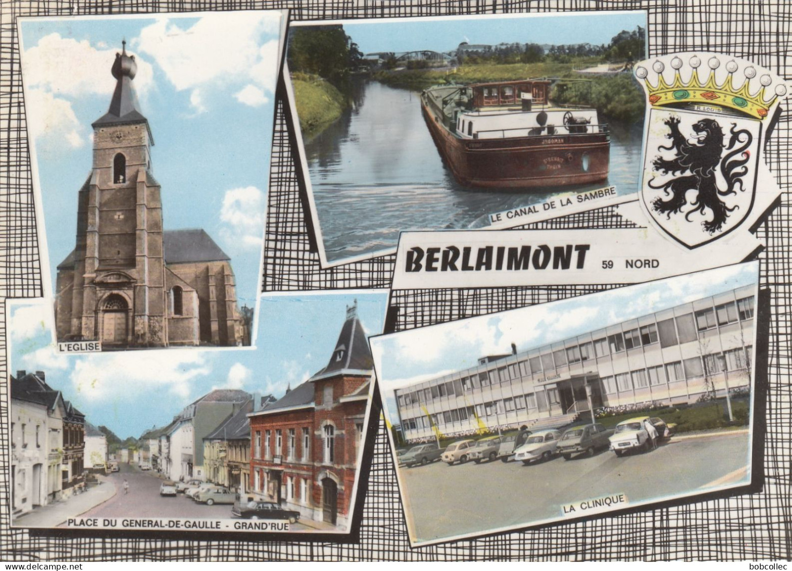 BERLAIMONT (Nord): Multivues - Eglise, Place, Canal, Clinique - Berlaimont