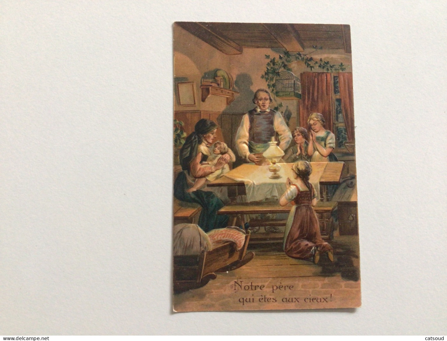Carte Postale Ancienne (1907) Notre Père Qui êtes Aux Cieux (avec Relief) - Sonstige & Ohne Zuordnung